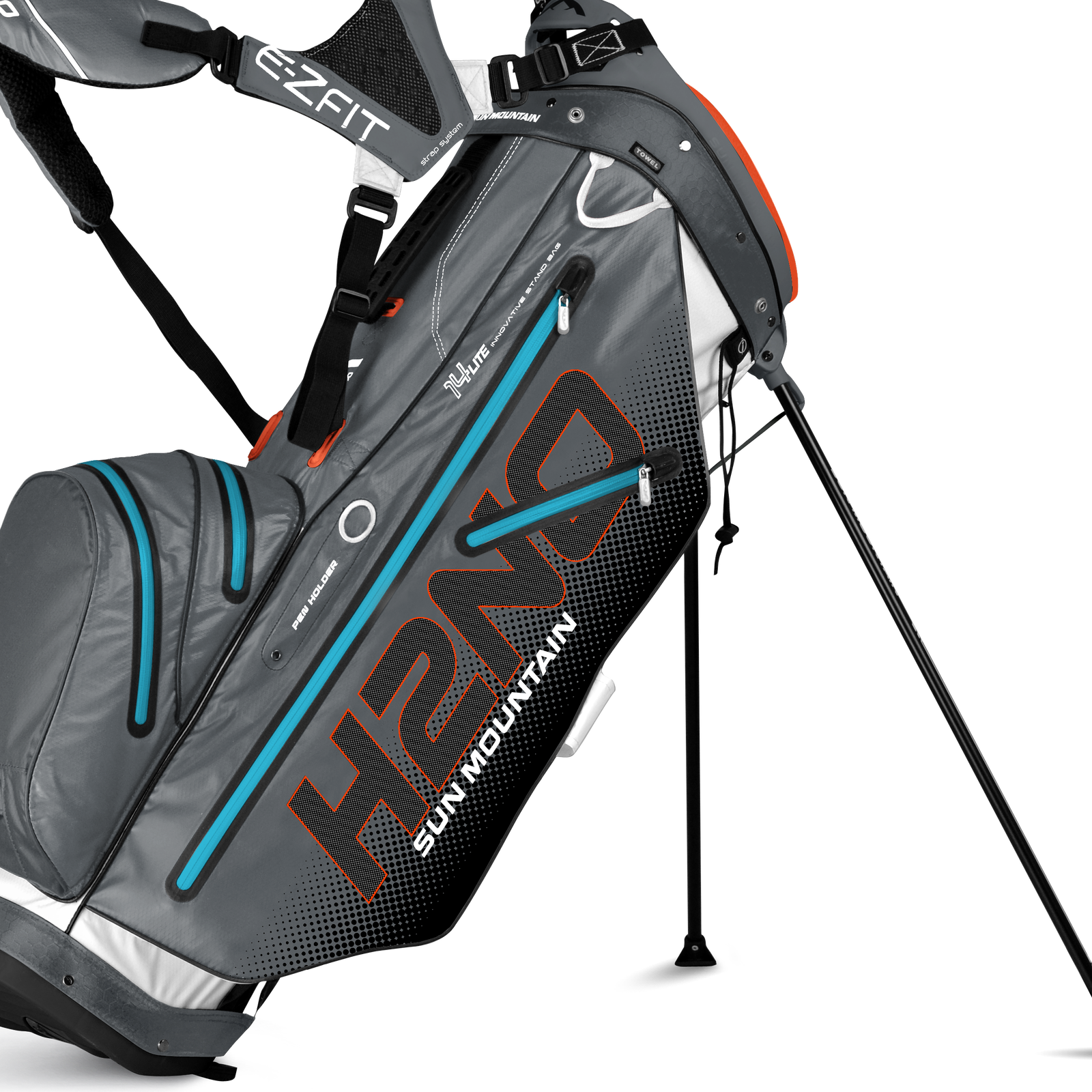 Sun Mountain H2NO Lite 14-way golf bag review | Golfmagic